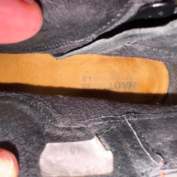 Naot Modern‎ Leather Ankle Boots Caviar and Onyx EU 40 - Picture 7 of 8